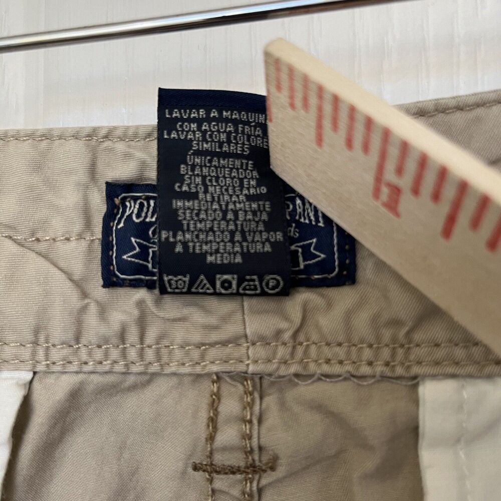 Polo Jeans Co Ralph Lauren Cargo Shorts Mens 36 Khaki TDMK Service 55-TWR - Picture 12 of 12